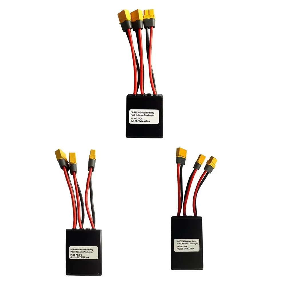 Dual Battery Discharge Converter For E-Bikes - 20V To 72V Parallel Module, 80A Balancer & Switch