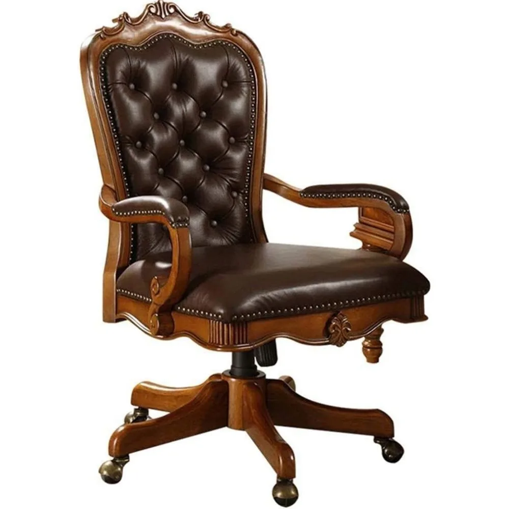 Office Chair American Wood Chair Office Chairs Leather Chair Lift Rotating Book of Households Computer Desk office furniture 5