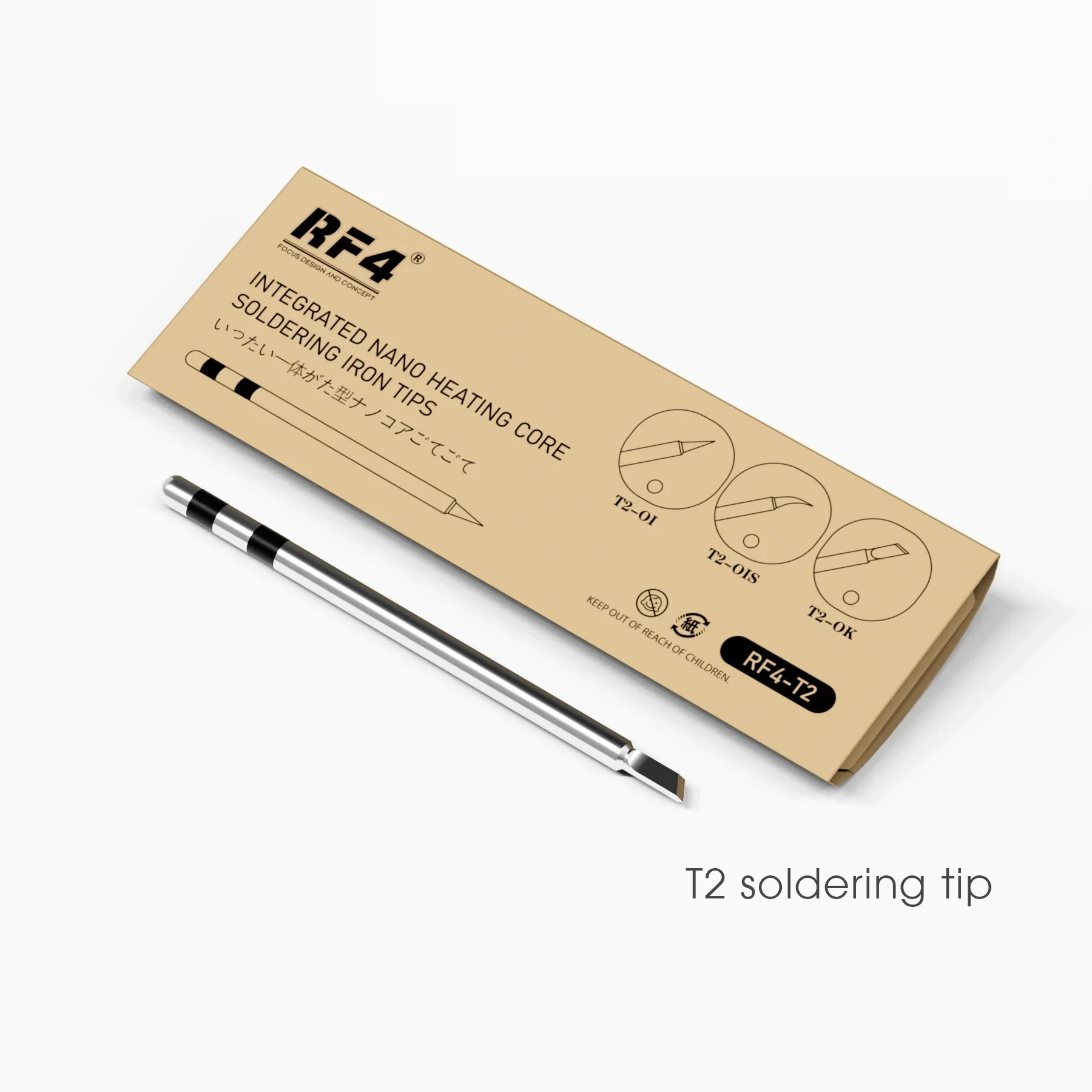 RF4 Integrated T2 Soldering Iron Hair Hot Core Heating Apply Only To RF4-ONE Welding Equipment Flying Wire Handset Maintenance