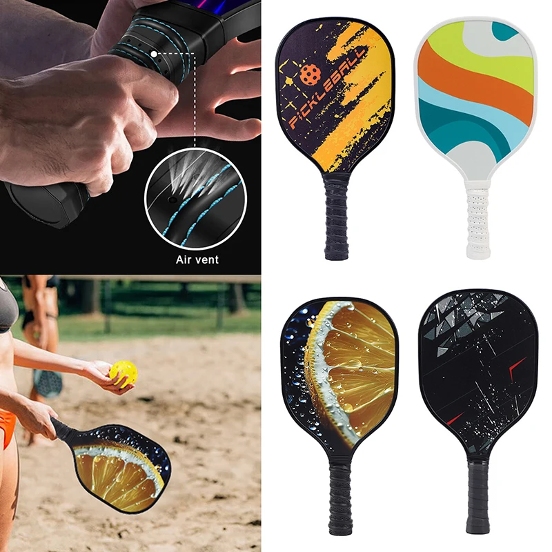 

Hot Selling School Sports Training For Beginners Pickleball Paddle High Quality Wooden Composite Spin Pickleball Paddle