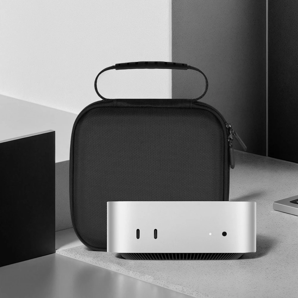 Portable Carrying Case Shockproof Protective Bag Anti-scratch and Dustproof Storage Cover for Apple 2024 Mac Mini M4/M4 Pro