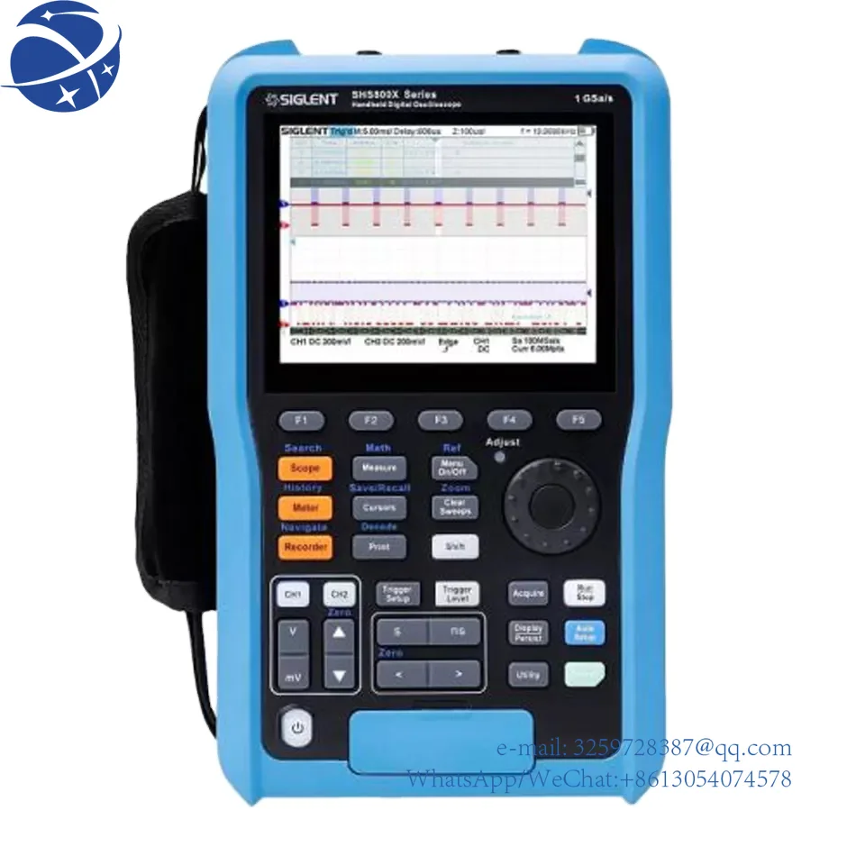 

Цифровой ручной осциллограф YyhcSiglent SHS820X, 200 мгц, мвыб./с, 2 канала, 1 гб/с, длина записи до 12 мп