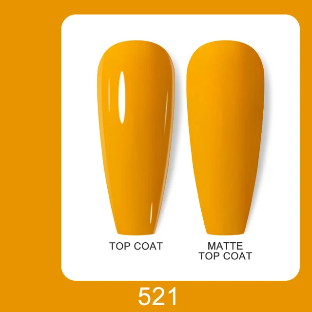 Arte Clavo 15ml Brown Coffee Color UV Gel For Nail Gel Nail Polish Varnish Hybrid Glitter Decoration Base Top Coat Set 521