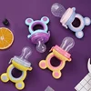 Baby Feeder Silicone Fresh Food Nibbler Kids Boy Girl Bear Ear Fruit Feeding Safe Infant Baby Supplies Nipple Soother Bottles 1