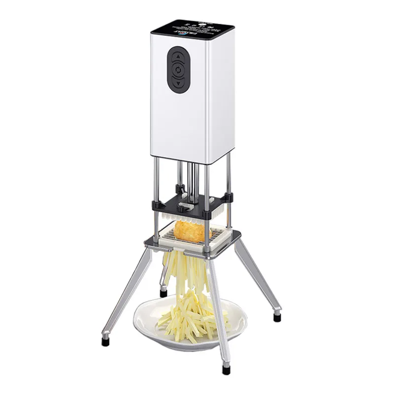 Small Potato Chips Cutter Stainless Steel Vertical Fruit Vegetable Strip Cutting Machine Kitchen Food Processor