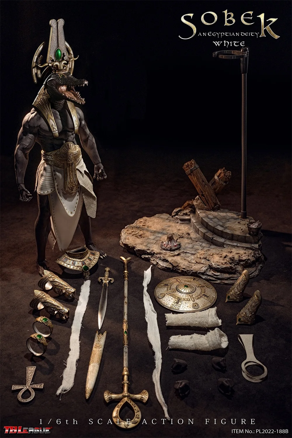 

TBLeague 1/6th PL2021-177 A Φ B Horus II God Of The Sky Золотая Серебряная версия Armor Hand Accessories для самостоятельного сбора