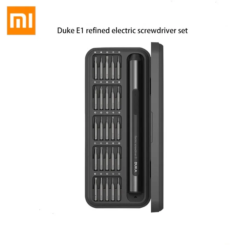 

Прецизионная электрическая отвертка Xiaomi DUKA ATuMan, 25 шт., отвертки, стальные биты, набор перезаряжаемых отверток, ремонтные электроинструменты