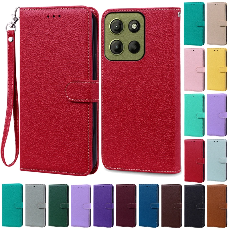 Leather Flip Wallet Phone Case Cover