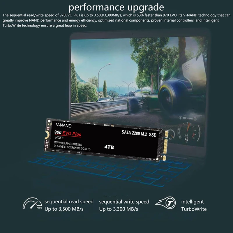 Ʈ ũž PC ǻͿ  ָ Ʈ ̺ 980, M.2 SSD M2 NVME, 2TB, 4TB, HDD ϵ ũ 980 EVO NGFF M.2, 2TB, ǰ, 1 