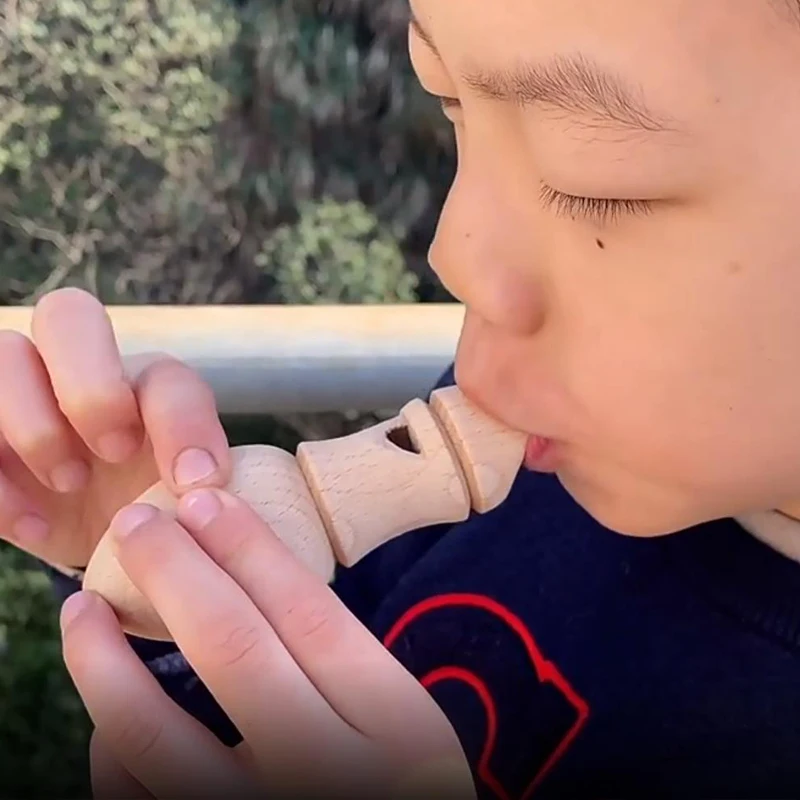 Birdcaller 나무 새 호루라기, 어린이 악기 장난감, 몬테소리 조기 학습 파티 호의, 소년 소녀 최고의 선물