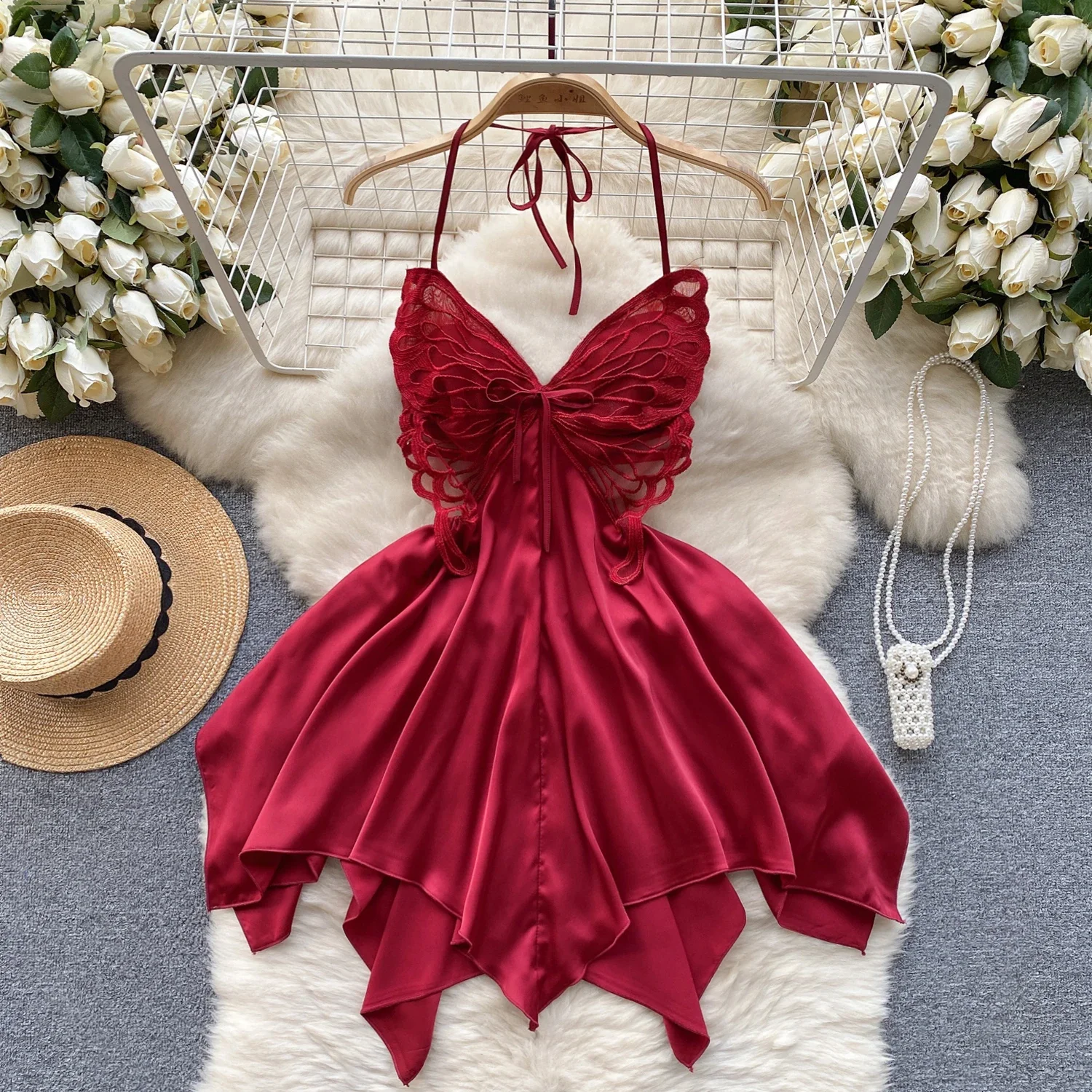 Vestido Youwon Menina - Manga Curta, Evasê, Cores Diversas 1-16 Anos