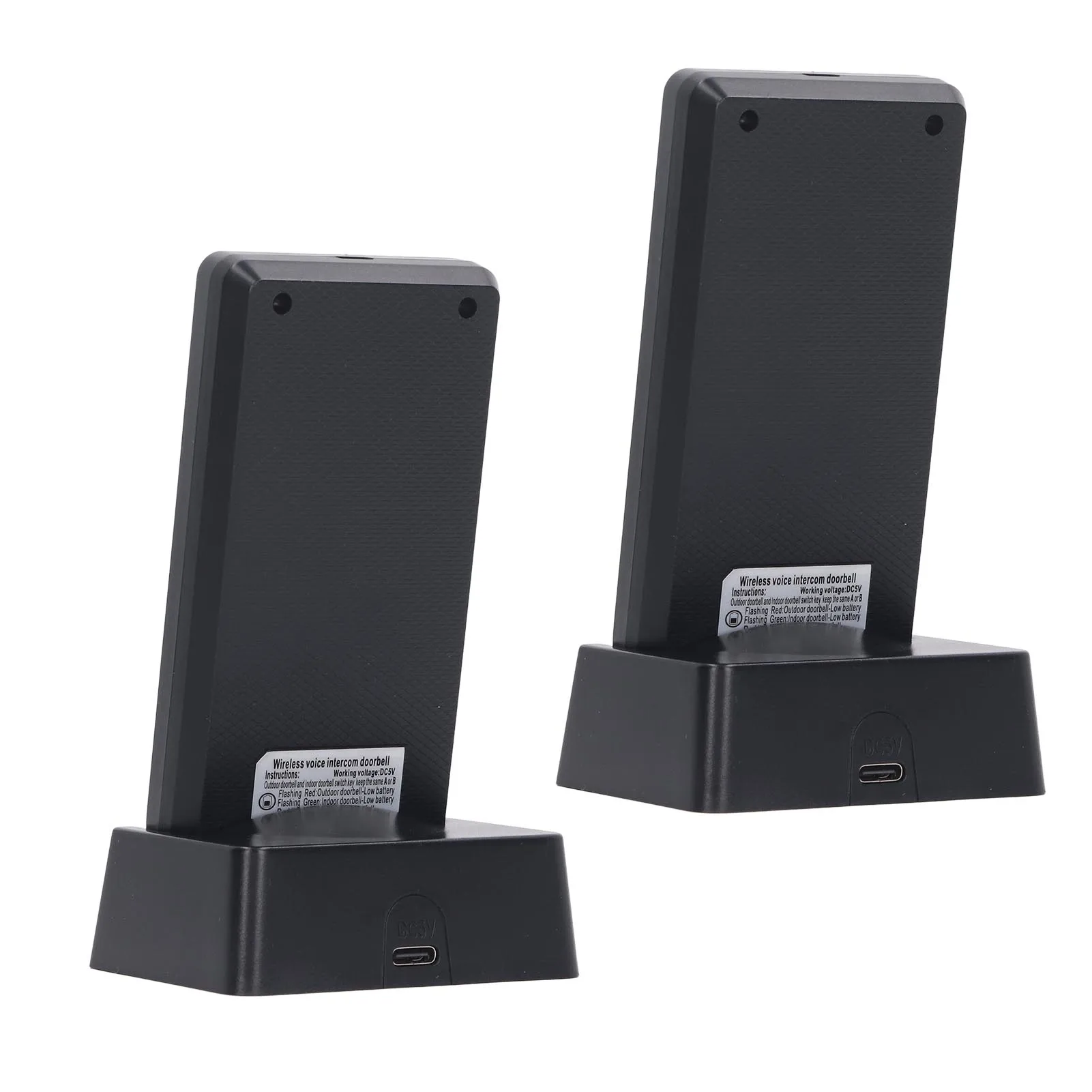 Wireless Intercom Doorbell H8 Two Way Voice Intercom Wireless Doorbell System Unit for Home Office