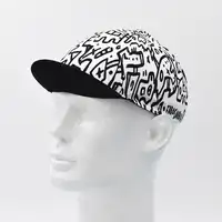 Classic Black Cycling Caps Breathable Quick Dry Bicycle Hats 2