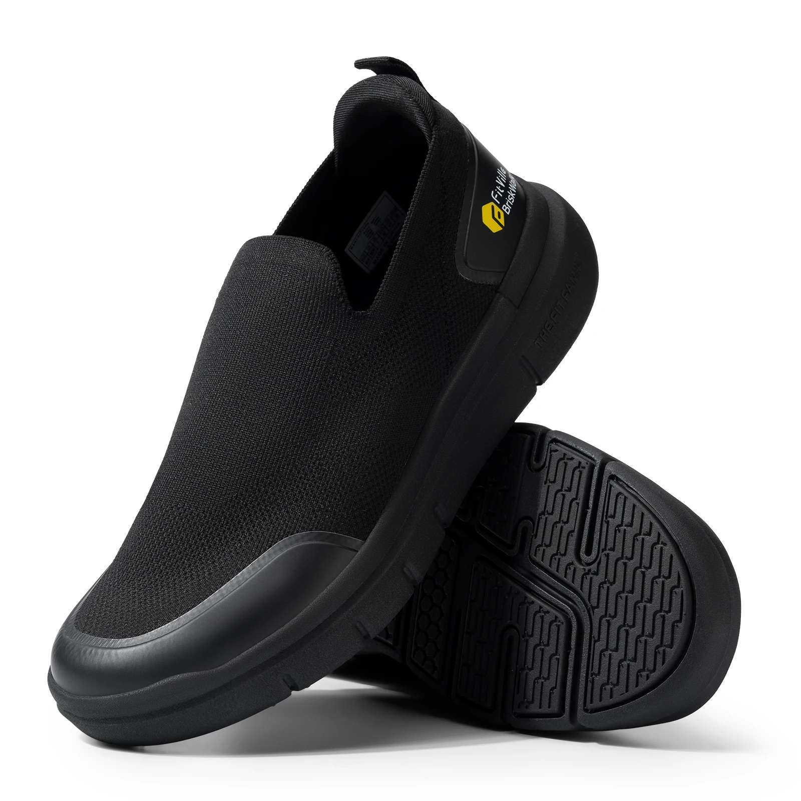FitVille Men Walking Extra Wide Plantar Fasciitis Shoes - Uniqwear