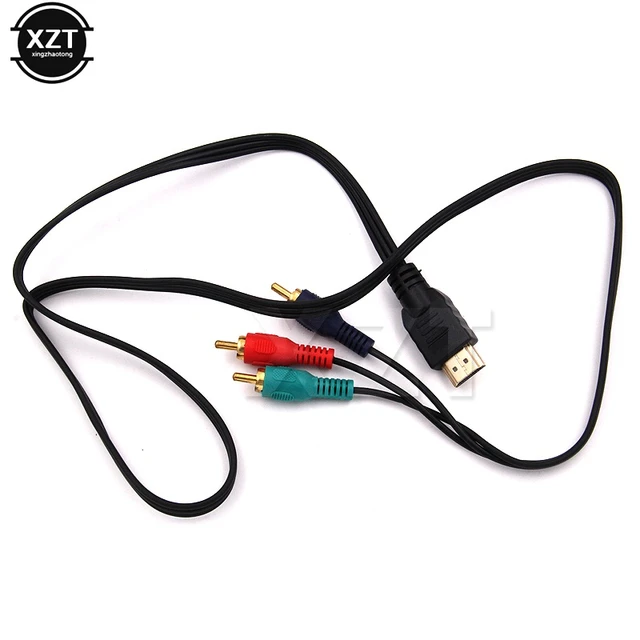 HDMI-compatible to RCA Converter Connector 1.5m Audio Video Cable Cord Wire  Adapter Video Audio Cable AV Cord Line Converter - AliExpress