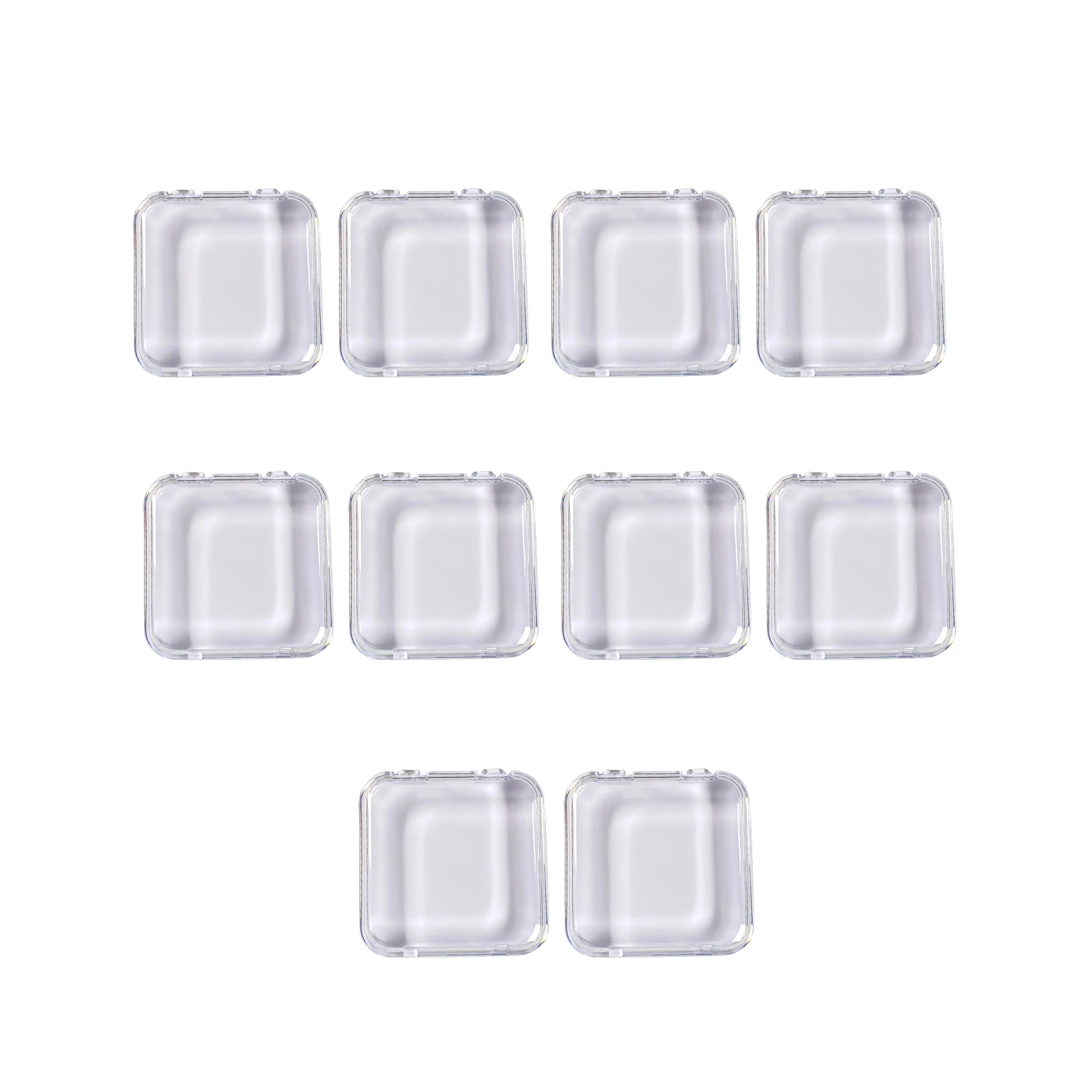 10x False Nail Packaging Boxes Press on Nail Storage Boxes Artificial Nail Art Display Organizer Case Holder for Salon（Box Only