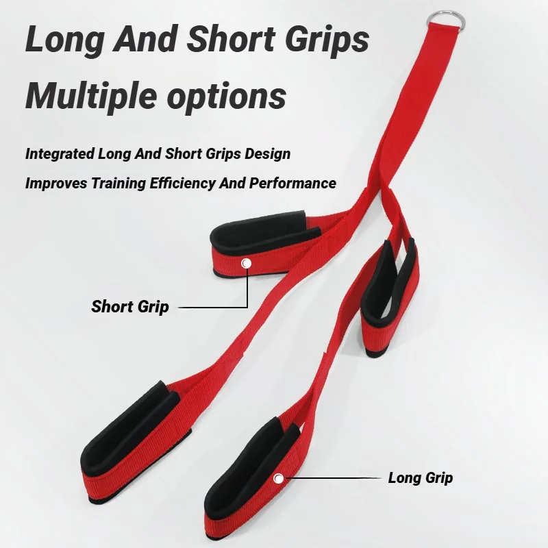Biceps Tricep Rope Cable Attachment Handles Pull Down for Professional Gym Gantry Back Trainer