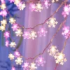 Snowflake LED String Fairy Light Garland Christmas Lights Wedding Decor Christmas Decor for Navidad Party Decoration 5