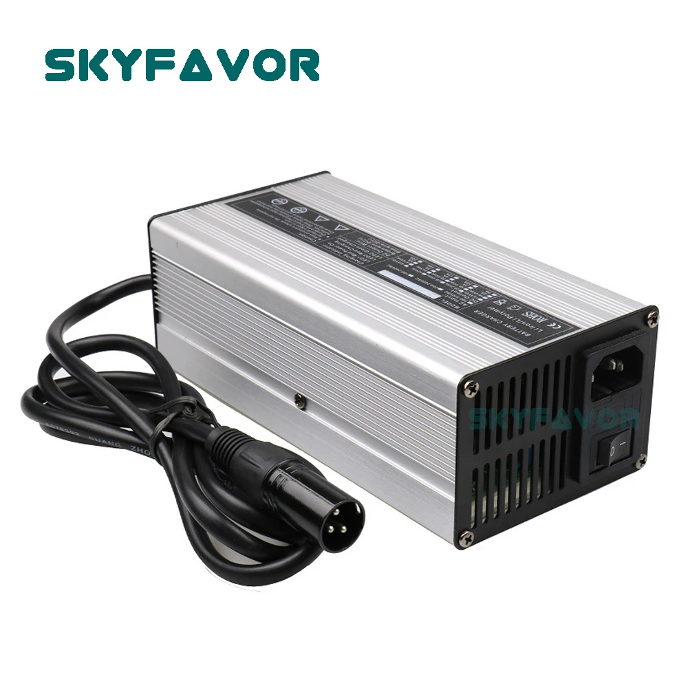 

Automatic fast 60V motorcycle charger 60V 8A Professional 67.2V 8 amp 60 volt lithium battery charger for 16S li-ion batteries