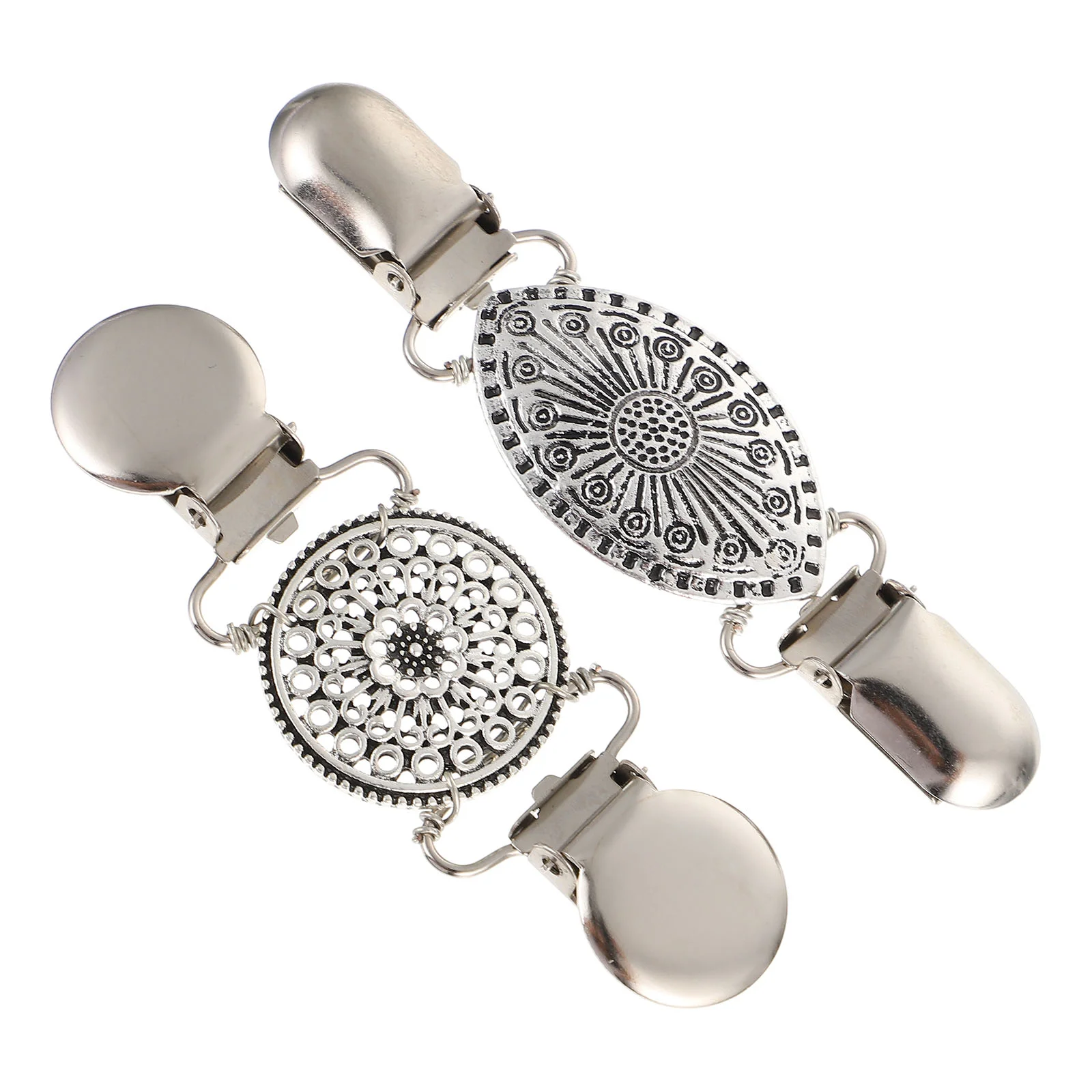 스웨터 클립 숄 클립, 빈티지 레트로 가디건 칼라, 원피스 셔츠 블라우스