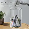 Large Piggy Bank for Adults Kids Vcertcpl Acrylic Clear Piggy Bank Coin Bills Bank Money Saving Jar Unopenable Change Jar 2