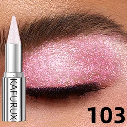 Vibrant 12 - Color Metallic & Glitter Eyeshadow Pencil with Long - Lasting Cream Finish (103)