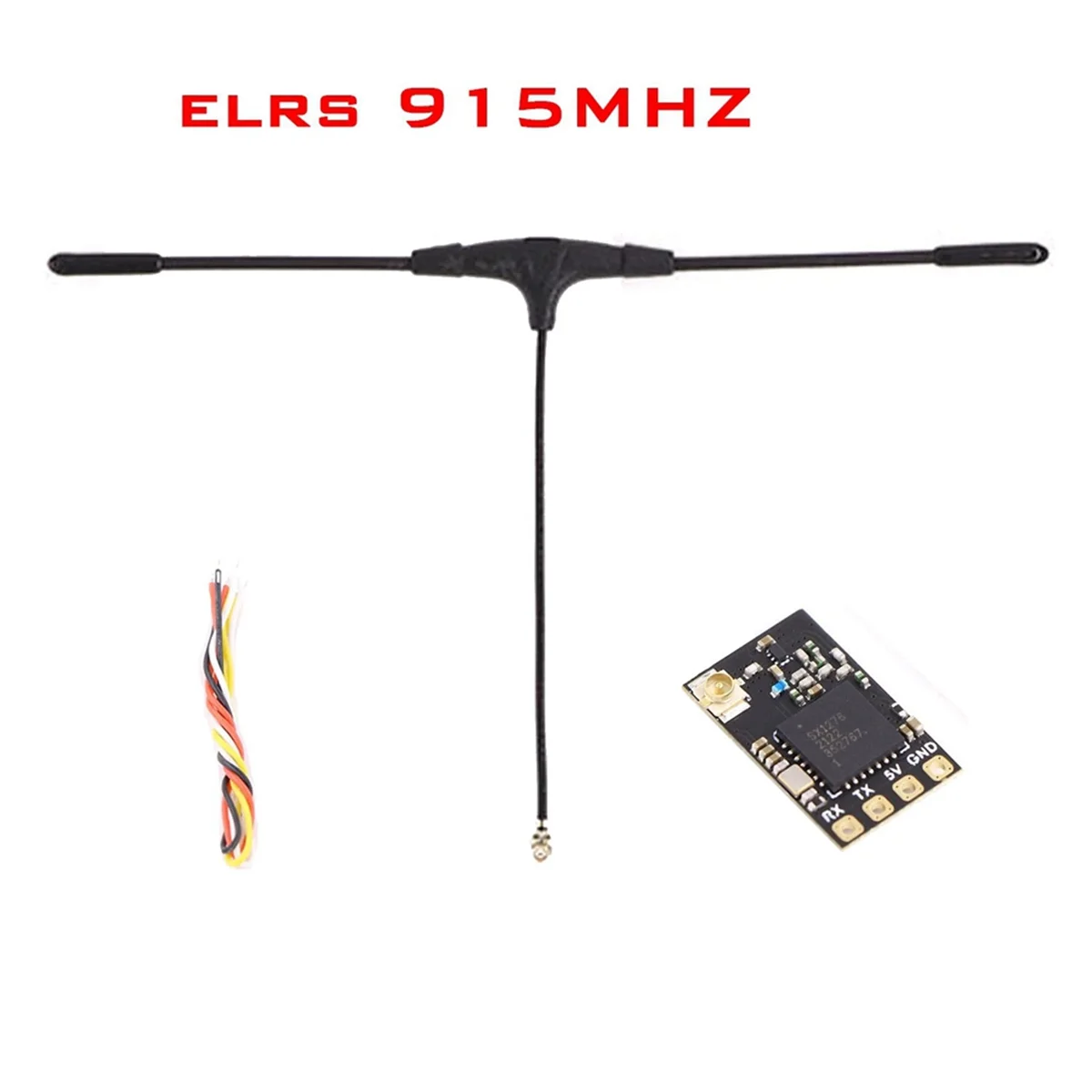 BAAU FPV ELRS 915MHz NANO ExpressLRS Receiver with T Type Antenna Support Wifi for RC FPV Traversing RC Drone Parts