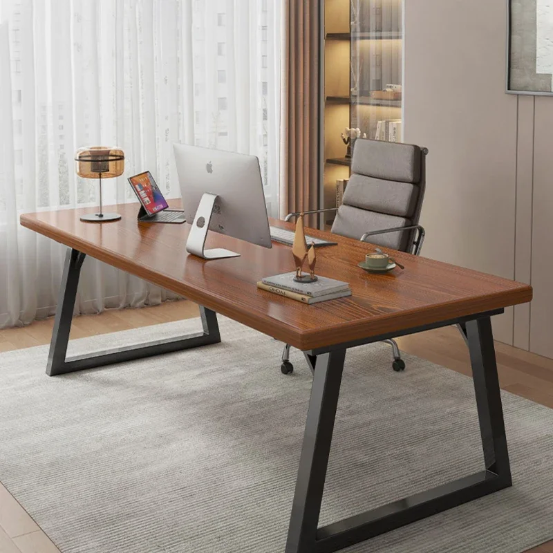 

Light Luxury Write Office Desks Household Modern Simplicity Computer Office Desks Wood Bureau Meuble Working Equipment QF50OD