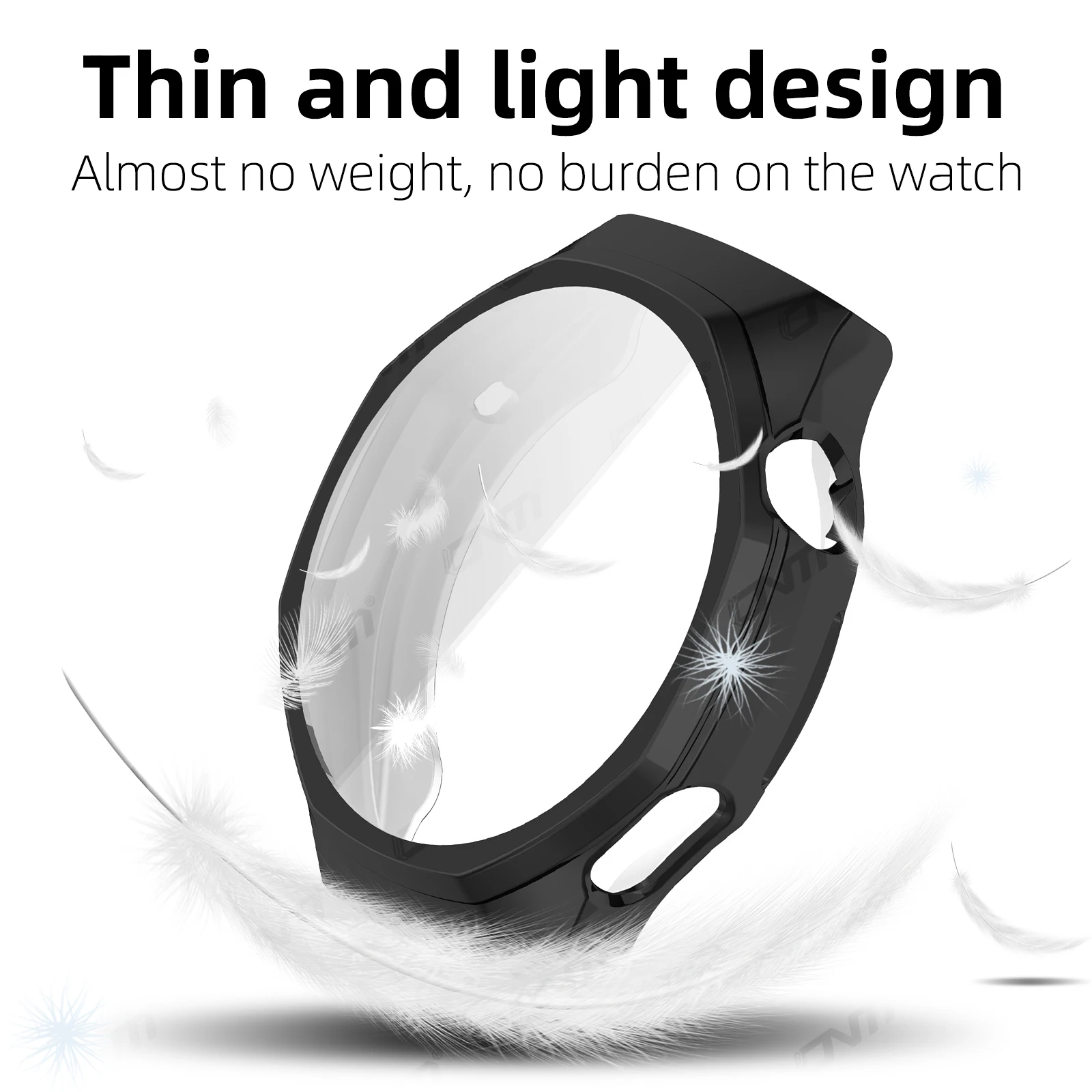 Full Coverage TPU Smartwatch Screen Protector Case - Bumper Protective Cover