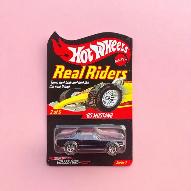 

Hot Wheels 1:64 RLC Ford Mustang Real Riders Коллекционная серия, металлическая литая модель гоночного автомобиля, детские игрушки, подарок