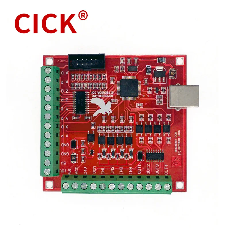 Motion Controller Driver Board Stepper e Servo Motor Interface Cnc Usb Eixos 100khz Suporte Mach3