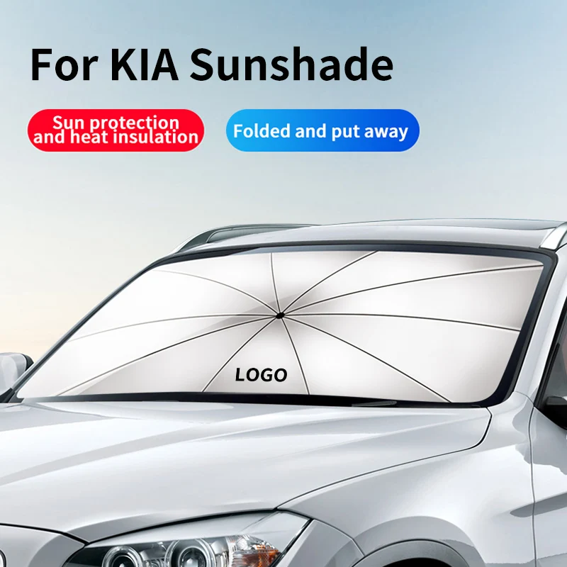 Auto Windschutzscheibe Sonnenschutz Auto Frontscheibe Uv Schild Folding  Sonnenschirm Für KIA Sportage Rio Ceed Niro Seele Stonic Picanto Gehen -  AliExpress