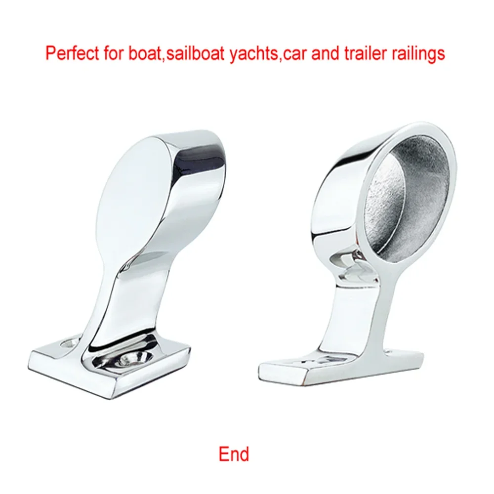 1pc Angles 316 Stainless Steel Boat Hand Rail Fitting Marine Railing Support Bracket Tube Stanchion Hardware Yacht Accessories