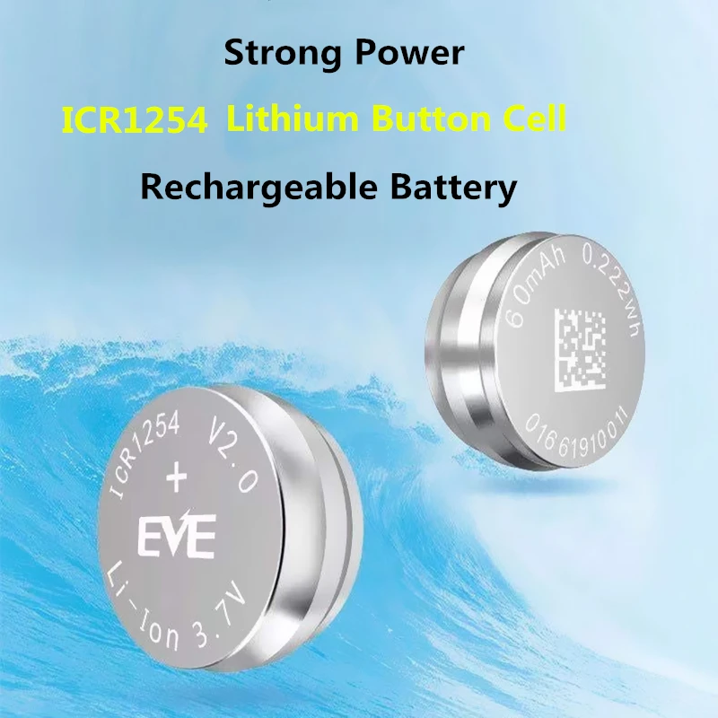 1-4Pcs Nuova Batteria 60Mah Lir1254 Icr1254 Per Sony Wf-1000Xm3 Wf-1000X Wf-Sp700N Wf-Xb700 Wf-Sp900 Sport True Jabra Rox Auricolare