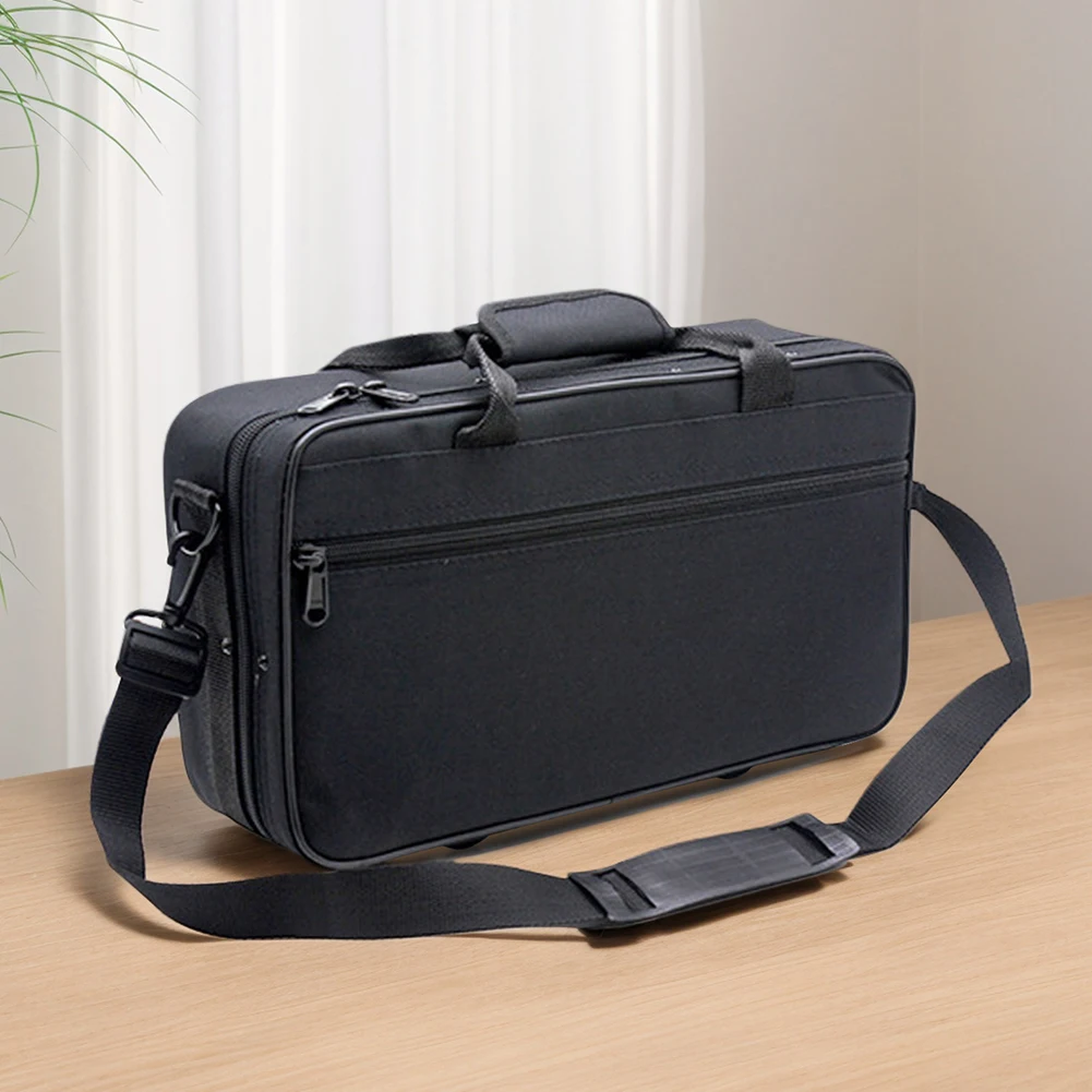 Clarinet Case Oxford Cloth Storage Bag with Shoulder Strap Clarinet Storage Carrying Case Protection Accessories