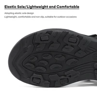 Sandales décontractées d'extérieur tendance pour hommes, chaussures d'eau de plage respirantes et antidérapantes avec semelle souple confortable EVA 3