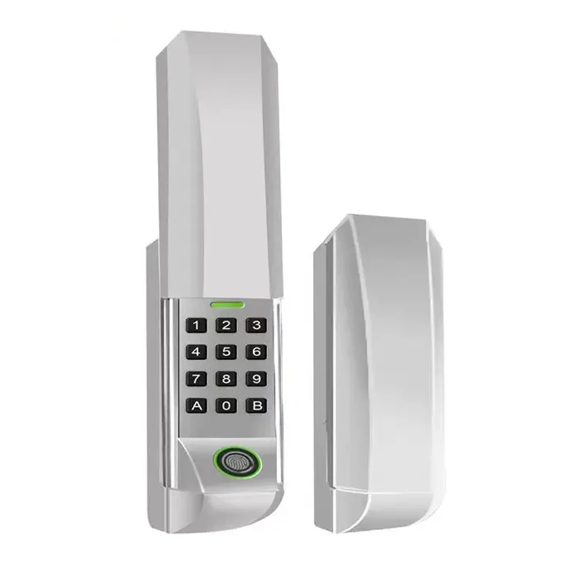 877MAX Fingerprint Keypad 315/390MHZ Wireless Smart lock Gate Opener Entry System Garage Door Opener