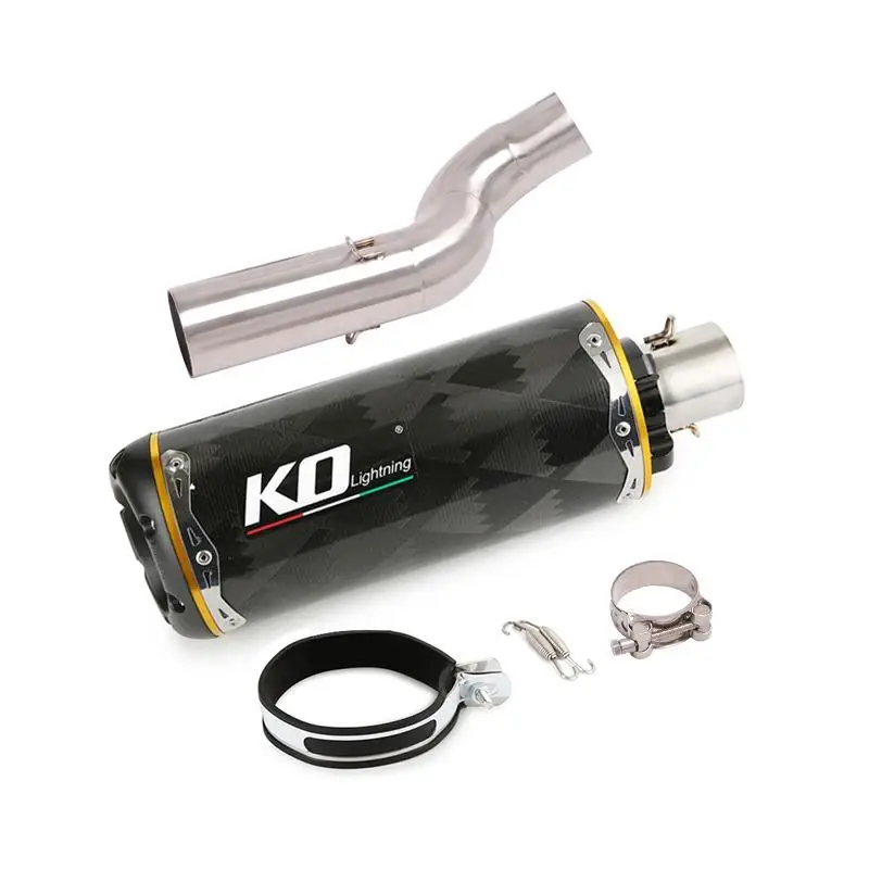 Titanium alloy Exhaust Pipe For Triumph Street Triple 765S 765R 765RS 2017-2022 Motorcycle Escape Muffler Mid Link Pipe No DB