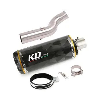 Titanium alloy Exhaust Pipe For Triumph Street Triple 765S 765R 765RS 2017-2022 Motorcycle Escape Muffler Mid Link Pipe No DB