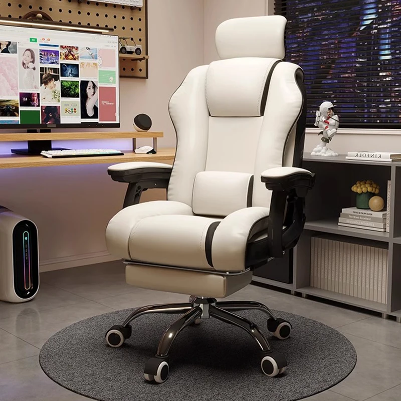 Swivel Gaming Chair Computer Designer High Back Office Rolling Lazy Kneeling Living Room Accent Cadeiras De Escritorio Furniture lazy recliner desk gaming chair office computer designer vanity swivel chair living room arm sandalyeler office furniture