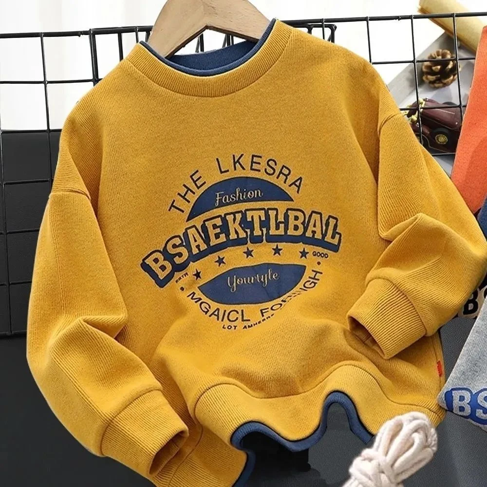 Boys Long Sleeve Brand Sweater Boys Long Sleeve Sweater Tops Tops