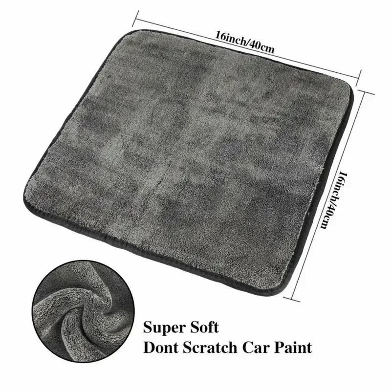 1200GSM Car Wash Detailing Microfiber Cleaning Towel Car Cleaning Drying Cloth Super Thick Washing Home Care Cloths Tool
