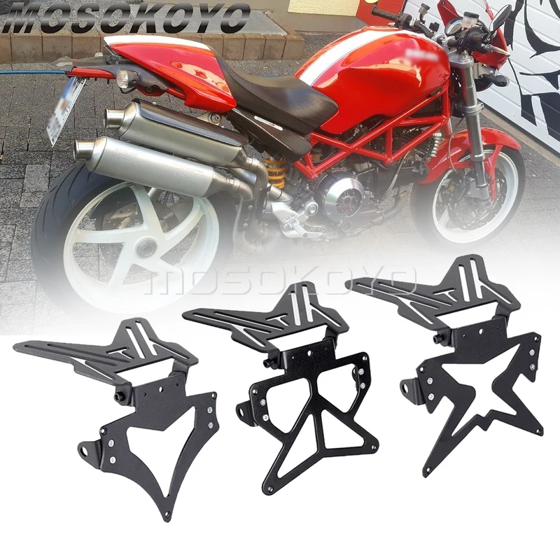 

License Plate Holder Bracket Frame Tail Tidy Fender Eliminator Kits For Kawasaki Ninja Honda Ducati BMW Motorcycle Number Plate