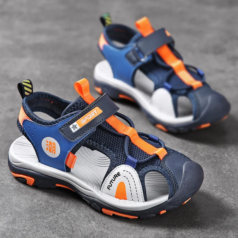 Boys Sandals Summer Children Shoes Kids Casual Sneakers Breathable Luxury Closed Toe Tennis Sports Sandals for Boy