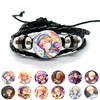 Project SEKAI Anime Wonderlands×Showtime Tenma Tsukasa Leather Bracelets Glass Multilayer Braided Bracelets Bangles Jewelry Gift 1