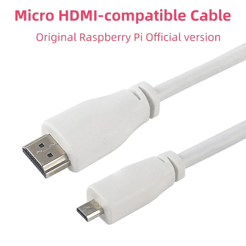 Original 1m Raspberry Pi 4 Official Video Cable Micro
