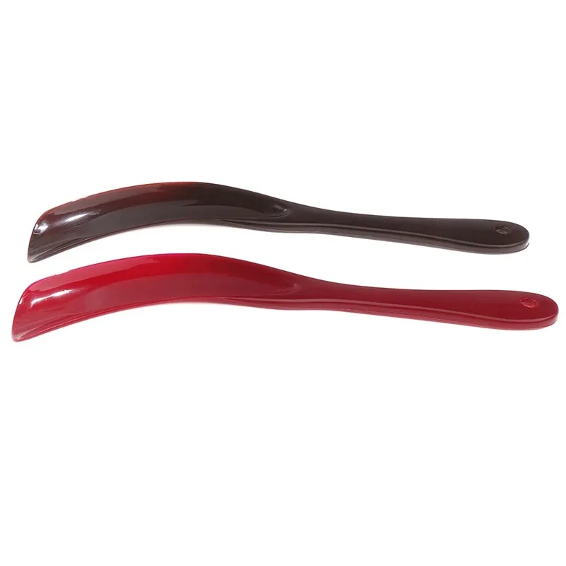 Plastic shoe horn Portable shoe horn professional plastic spoon shape shoehorn lifter flexible sturdy slip accessories