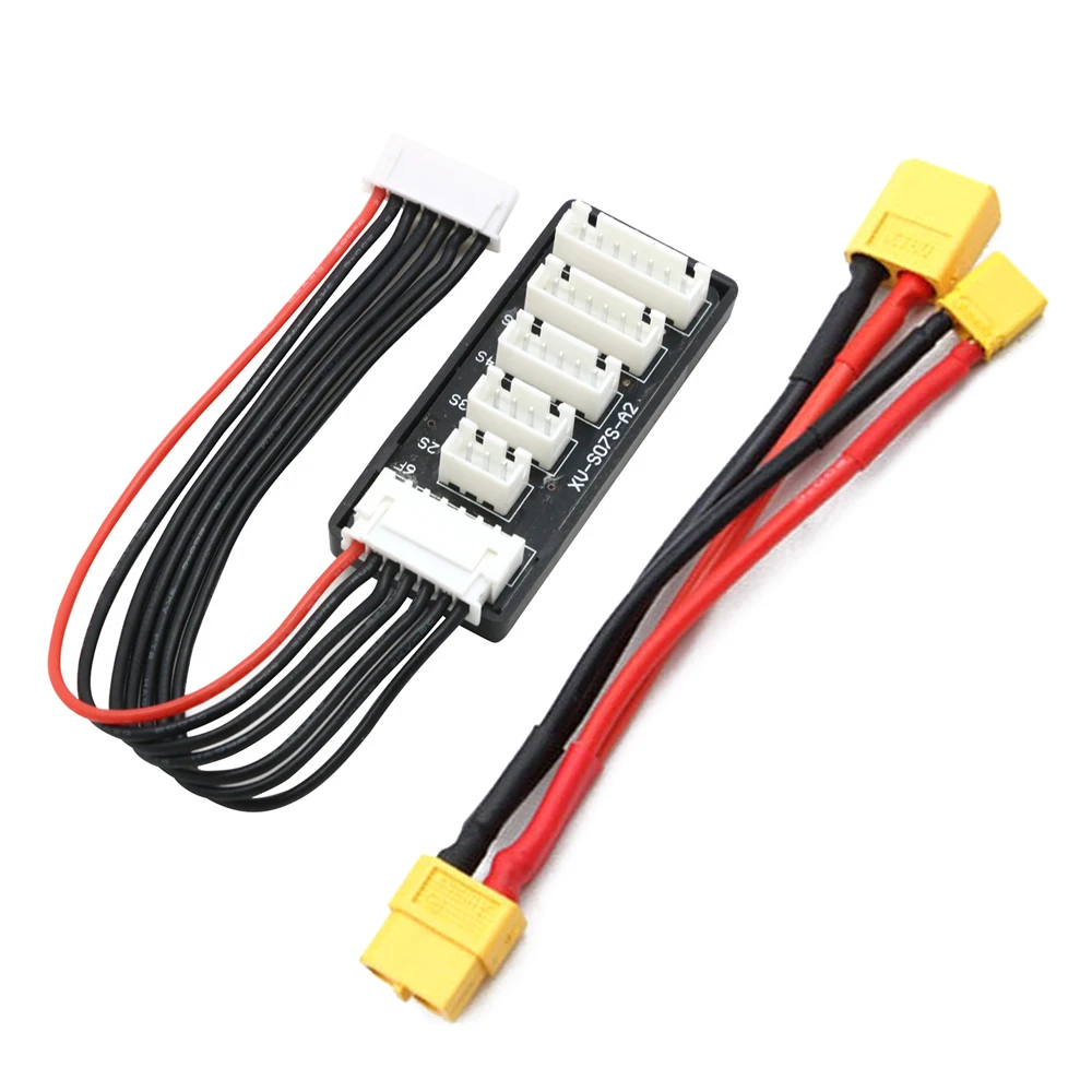 Carte de charge multiport Lipo 2S-6S pour Imax B6 B6AC, vue détaillée des ports