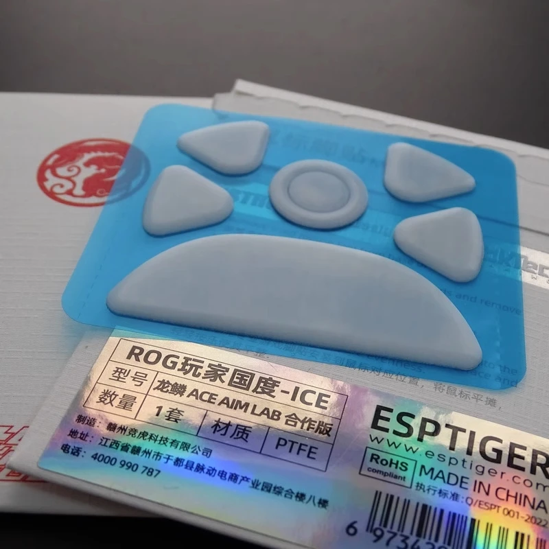 1 Pack Original Esports Tiger ICE Version Mouse Skates Mouse Feet For