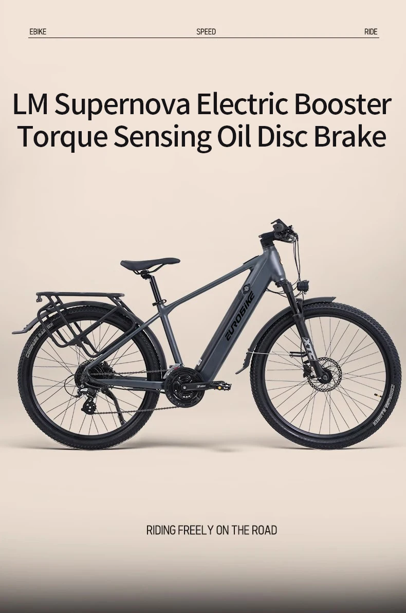 Bicicleta eléctrica 48V 15Ah 400W Motor aleación de aluminio bicicleta eléctrica de montaña batería de litio extraíble viajero urbano adultos Ebike